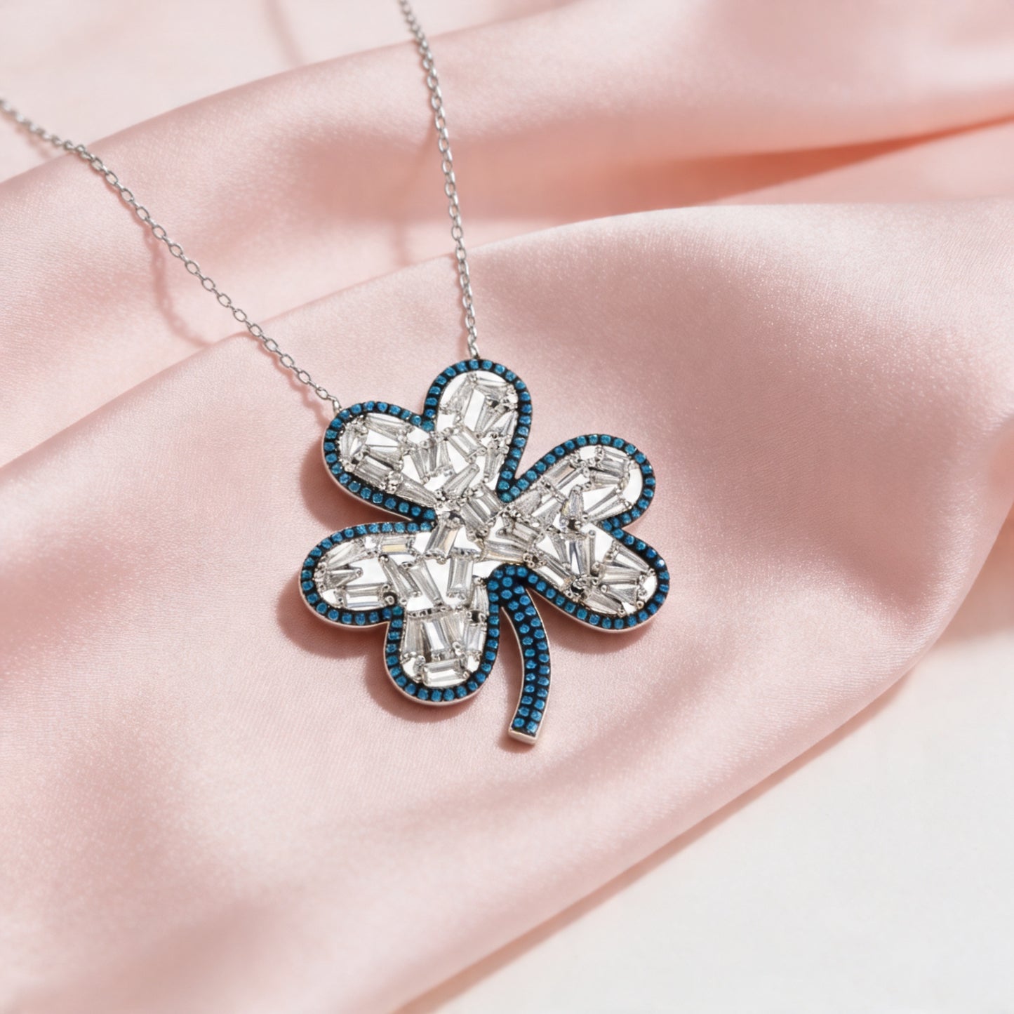 Lucky Radiance Clover Pendant