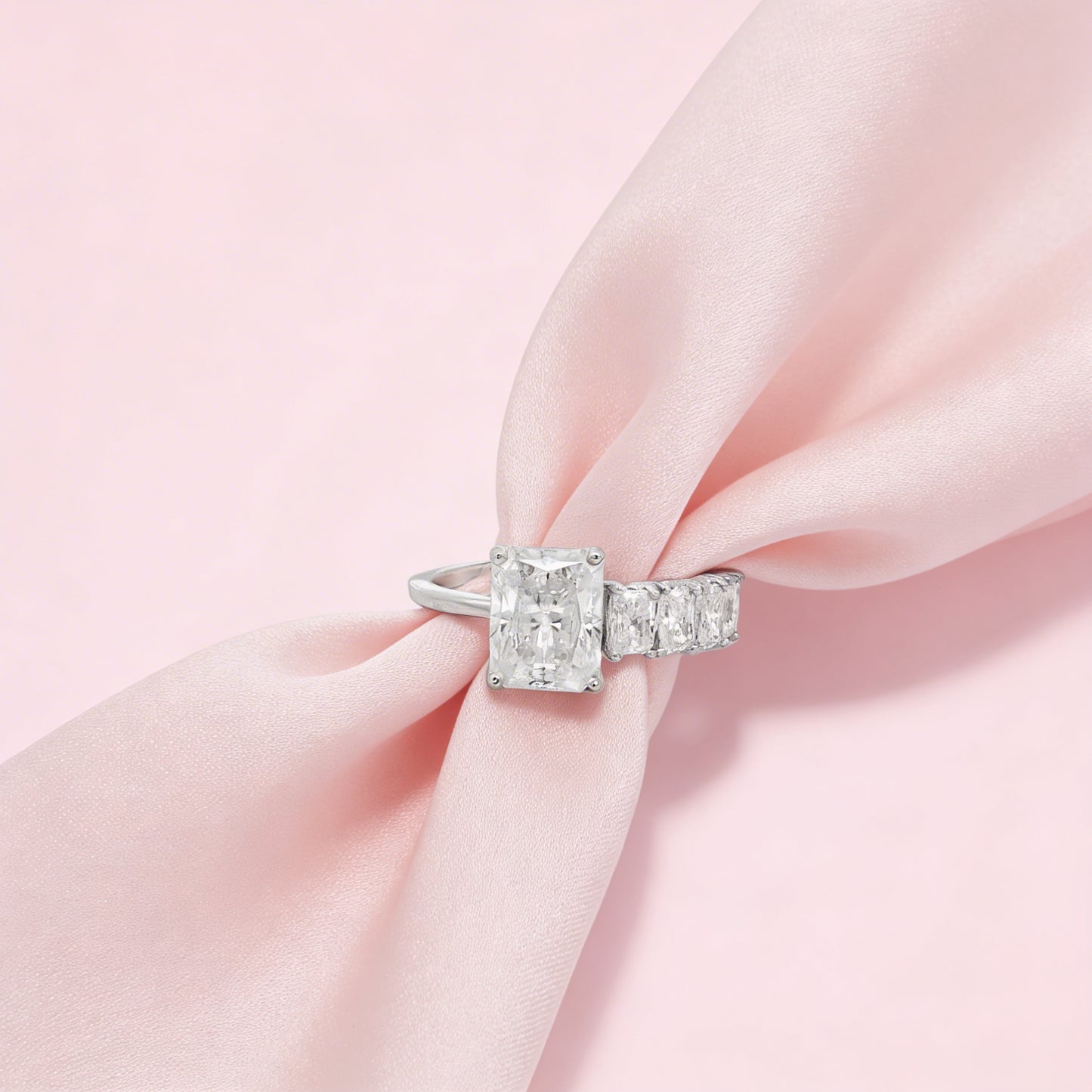 Radiant Elegance Diamond Ring