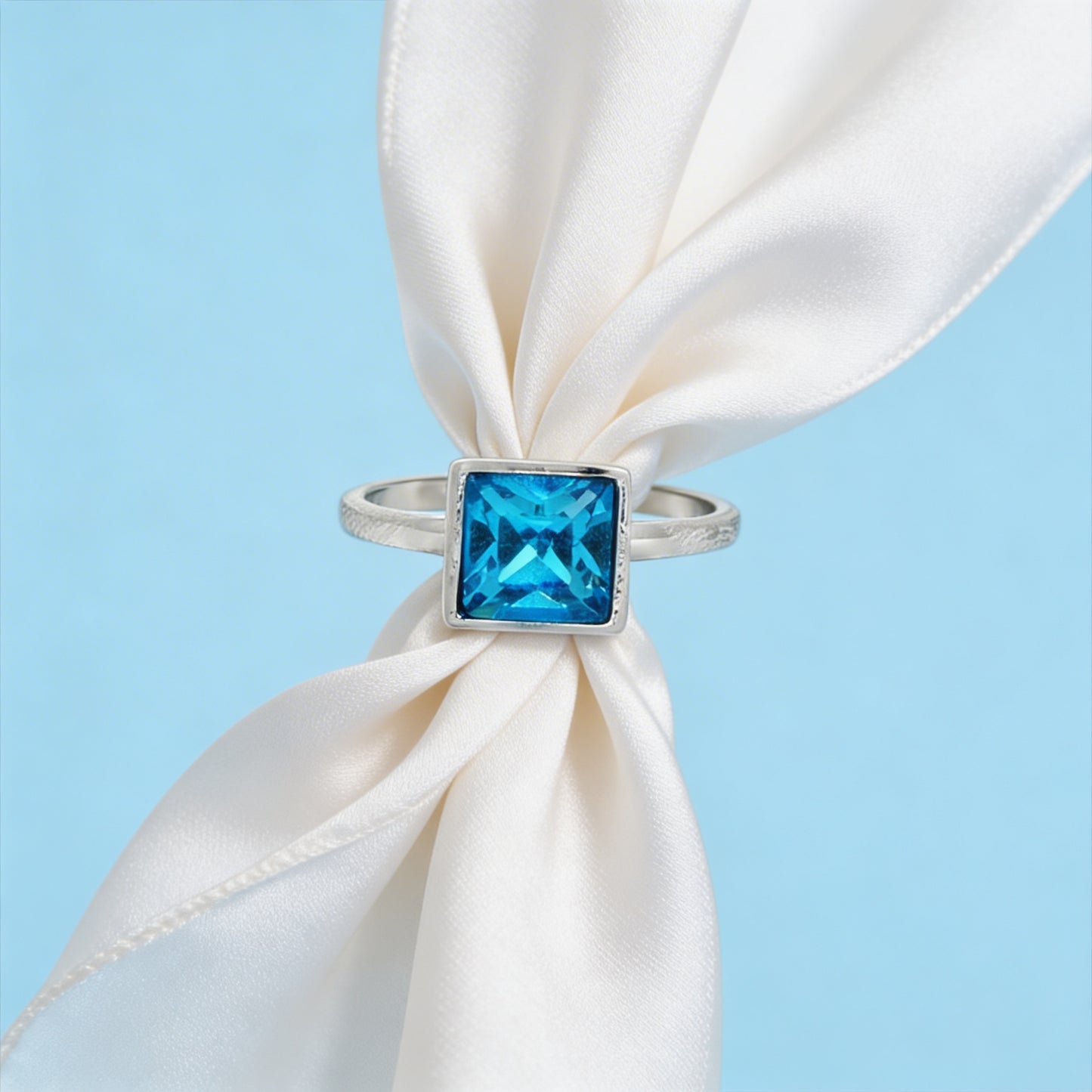 Azure Prism Ring