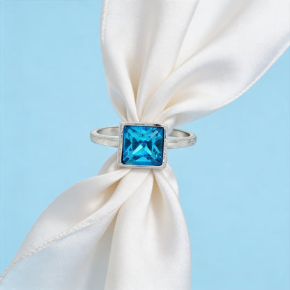 Azure Prism Ring