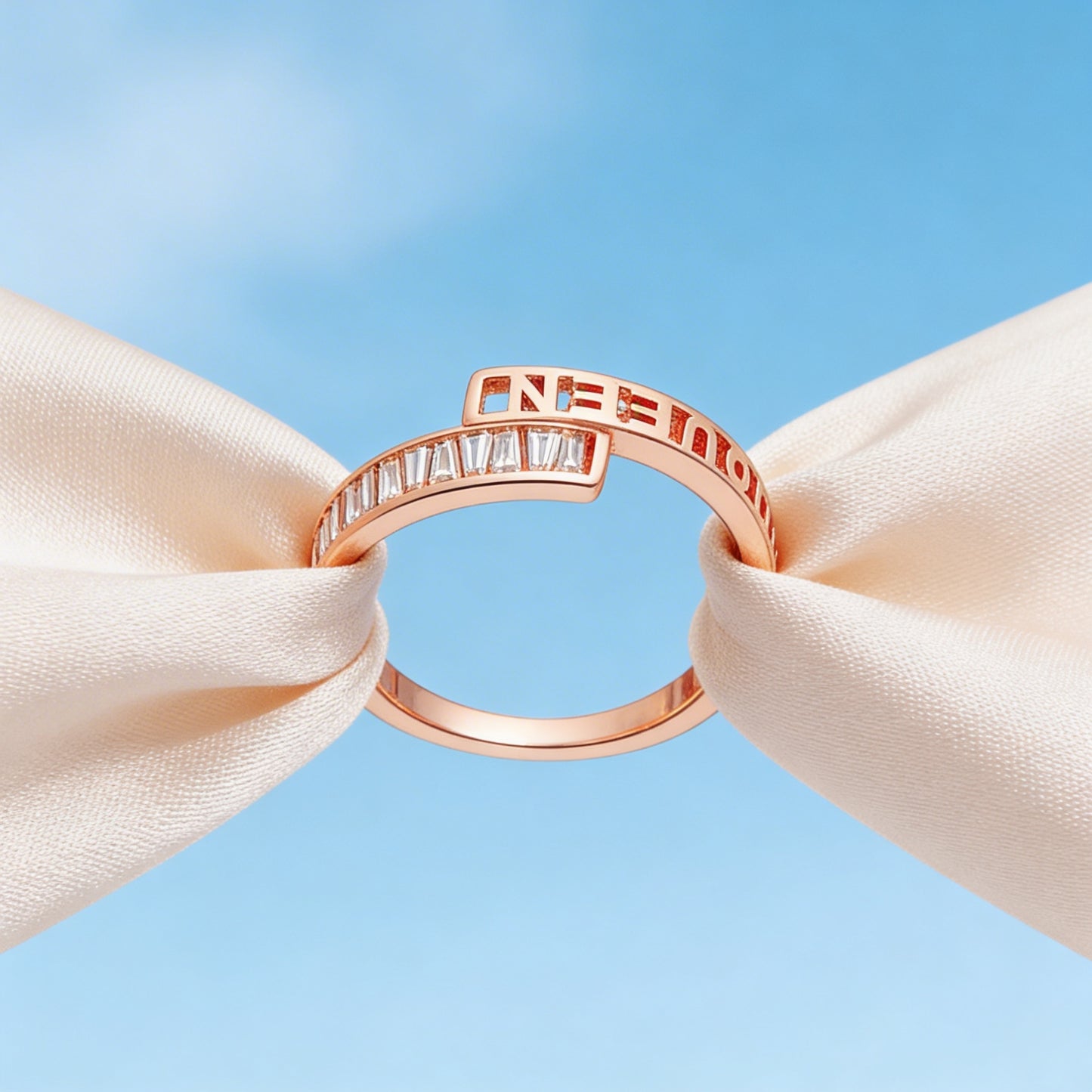 Infinity Glow Open Ring