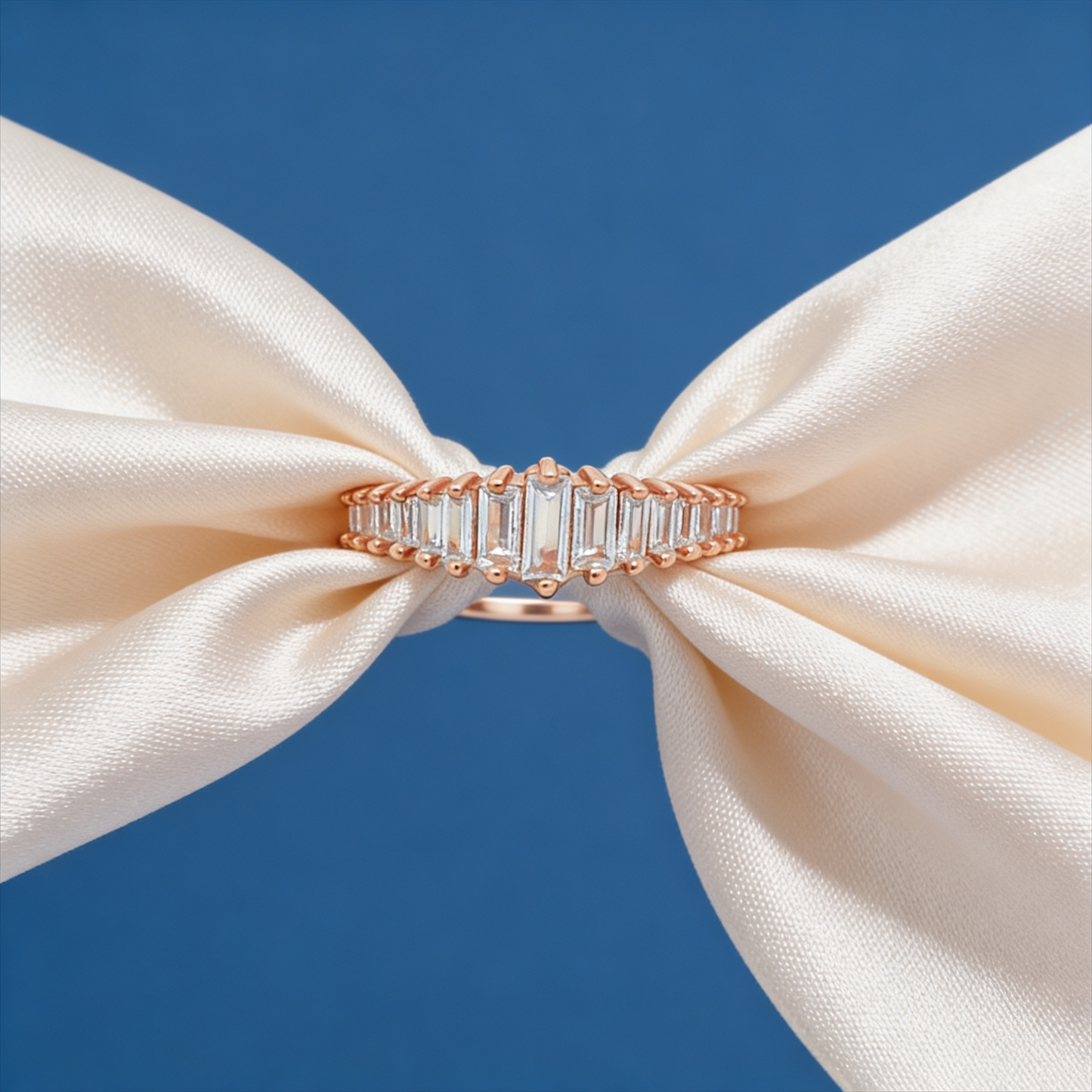 Celestial Crown Baguette Ring