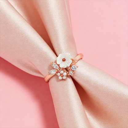 Blossom Charm Floral Ring