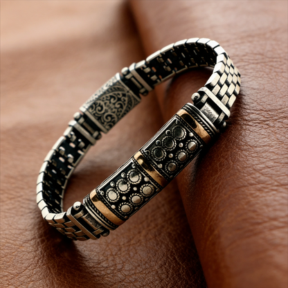 Vintage Dual-Tone Heritage Bracelet