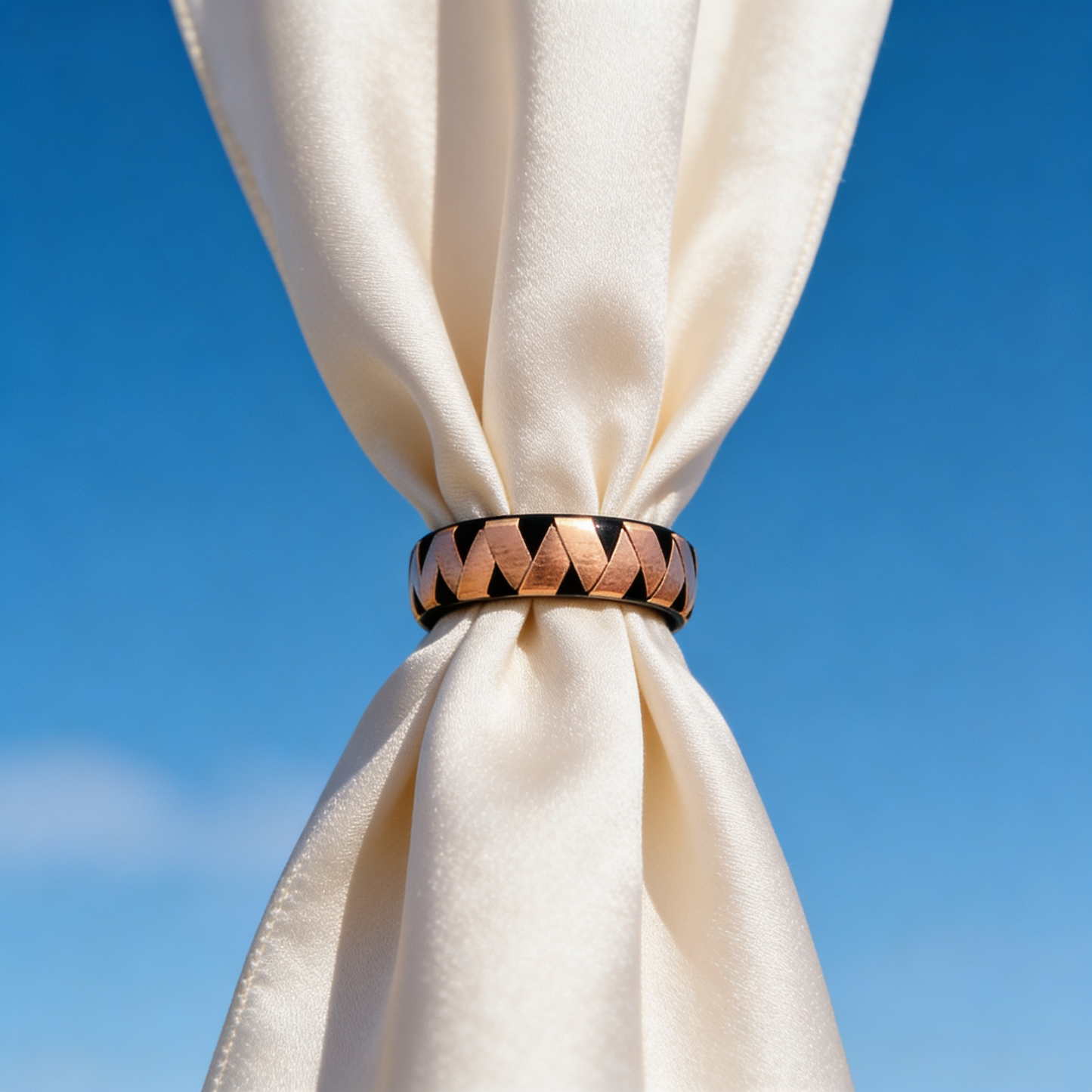 Dual-Tone Sculpted Edge Ring