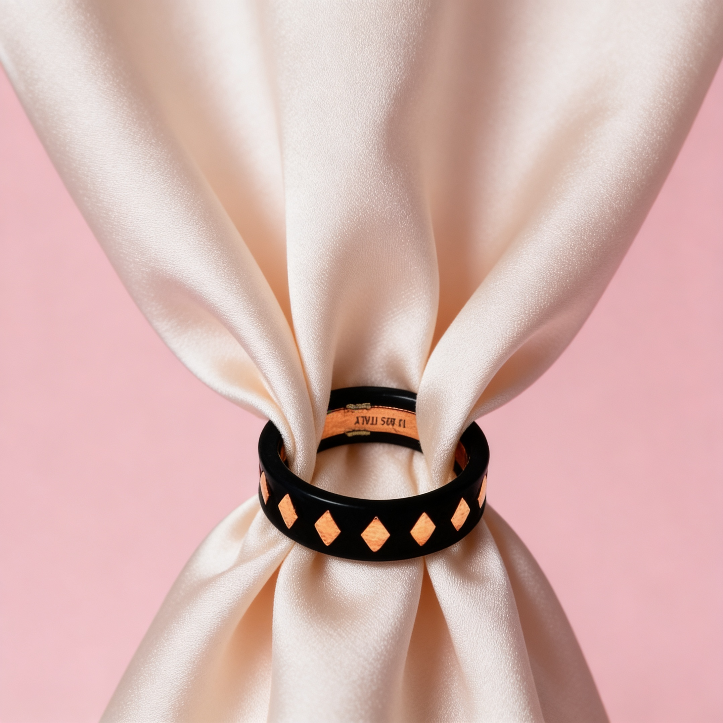 Midnight Geo Gold Ring
