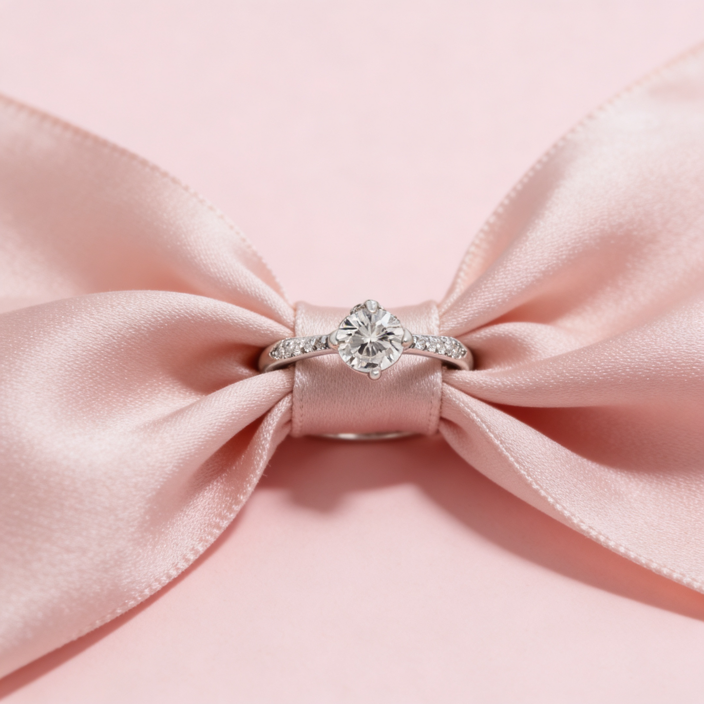 Classic Solitaire Spark Ring