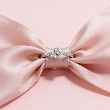 Classic Solitaire Spark Ring