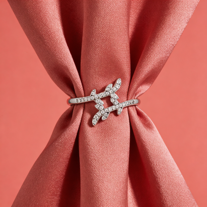 Twinkling Starburst Open Ring