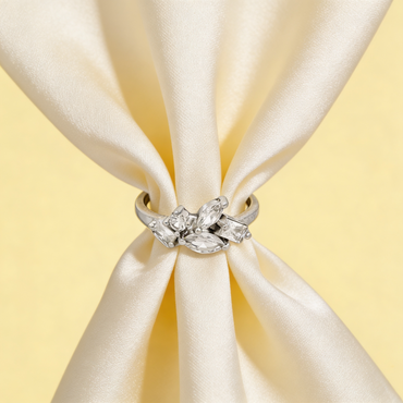 Celestial Cluster Crystal Ring