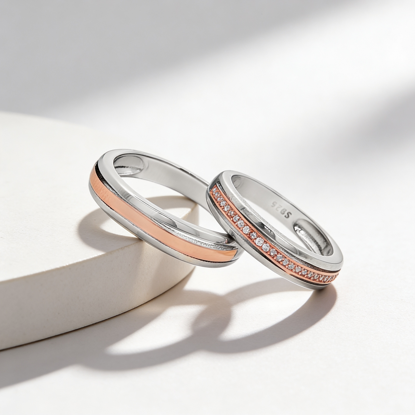 Rose Edge Couple Bands