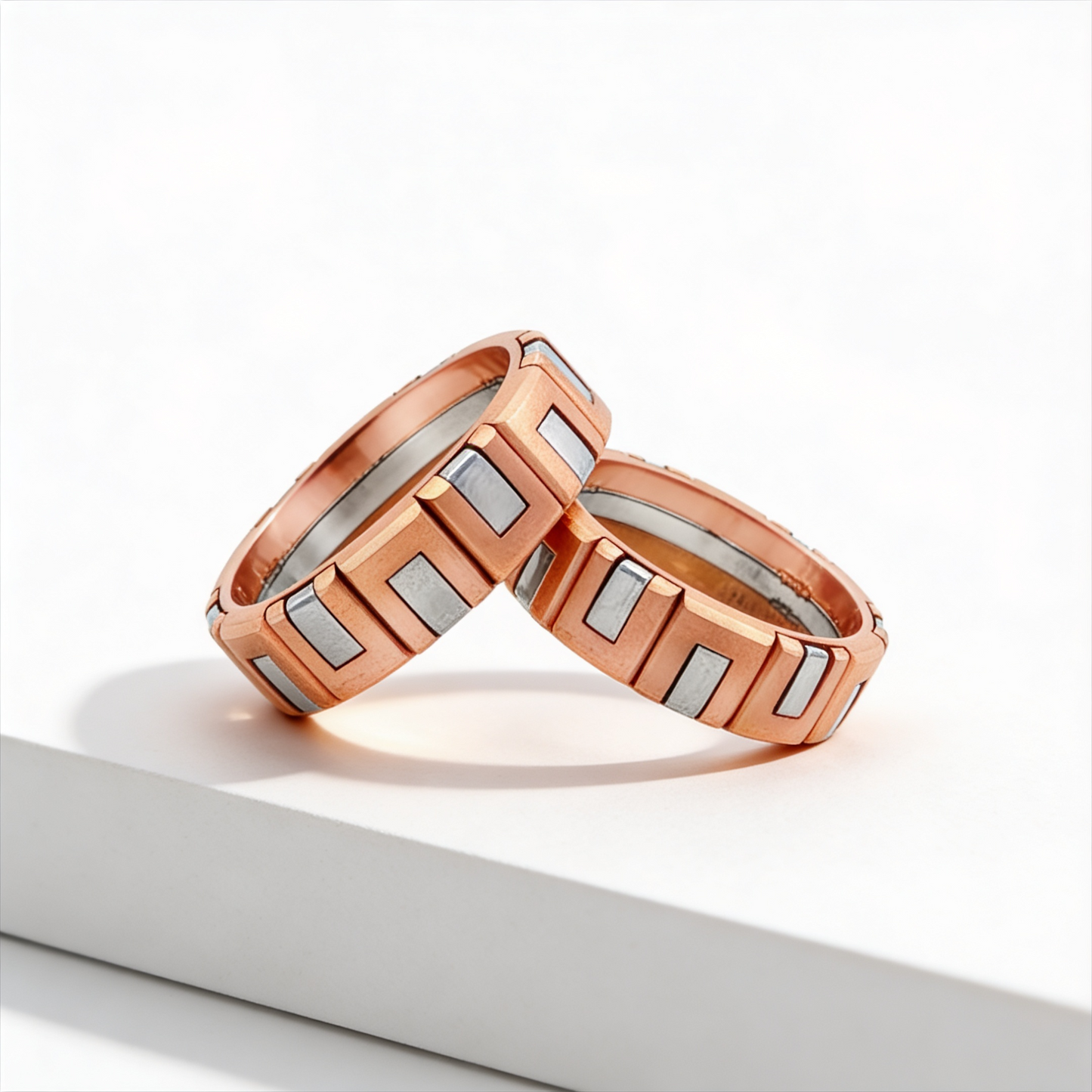 Dual-Tone Geometric Couple Rings