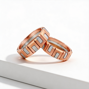 Dual-Tone Geometric Couple Rings