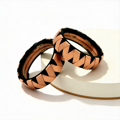 Royal Chevron Couple Bands