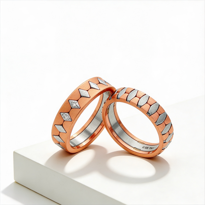 Dual-Tone Geometric Couple Rings