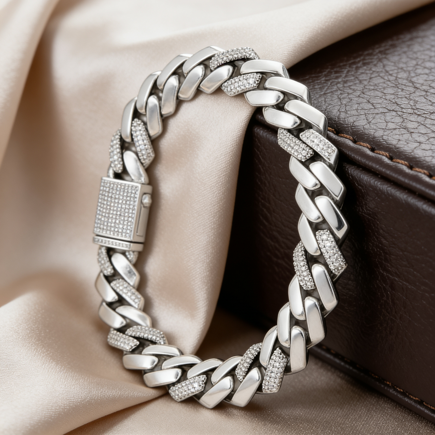 Diamond Cuban Link Men’s Bracelet