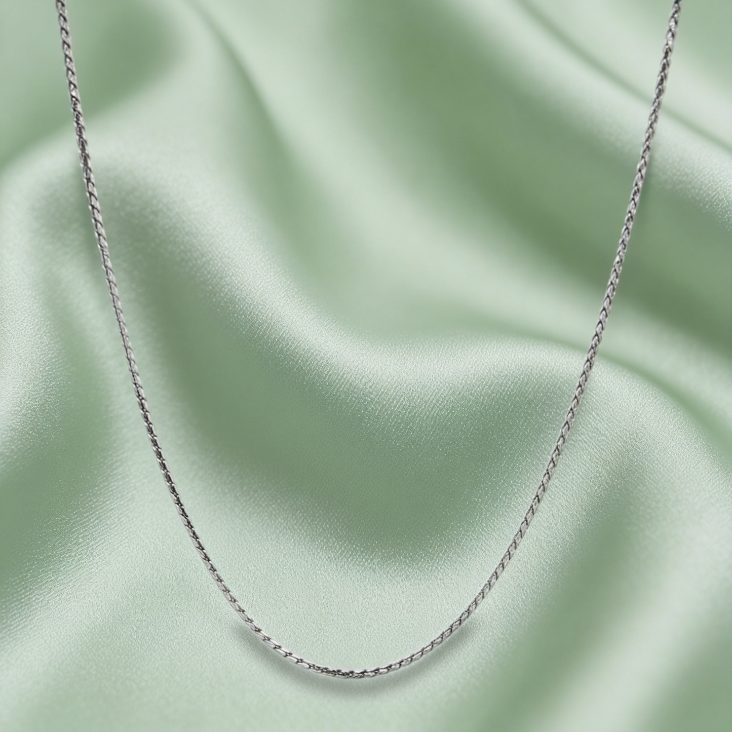Silver Twisted Rope Chain