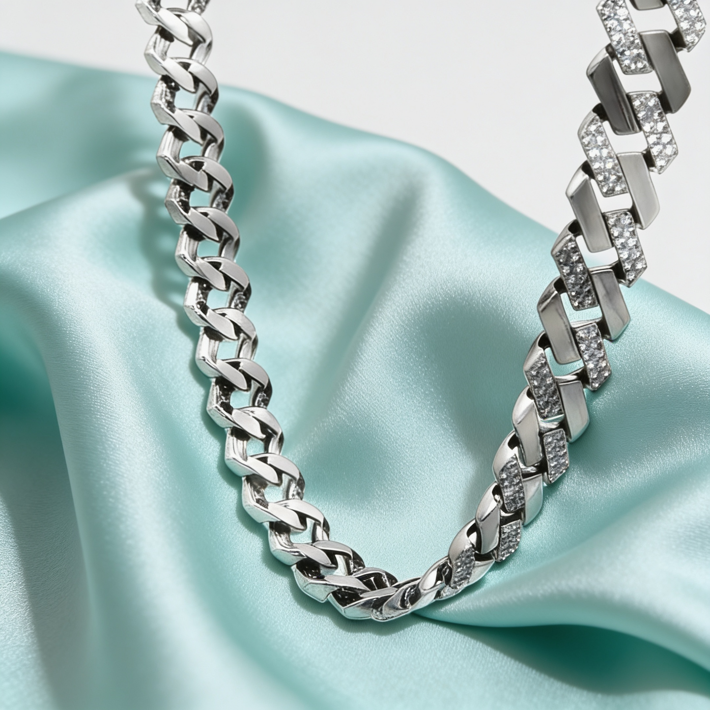 Classic Silver Curb Chain