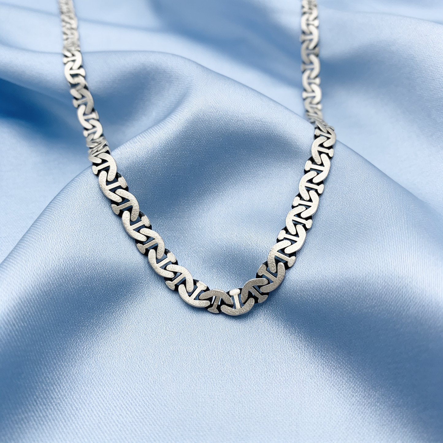 Dual-Tone Designer Link Chain