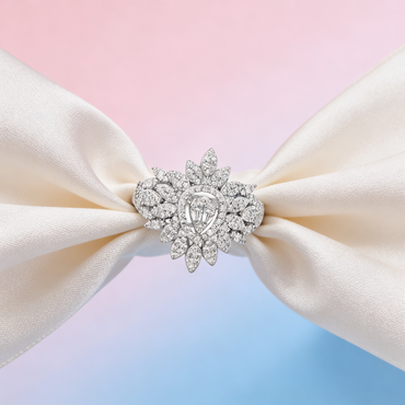 Majestic Floral Diamond Ring