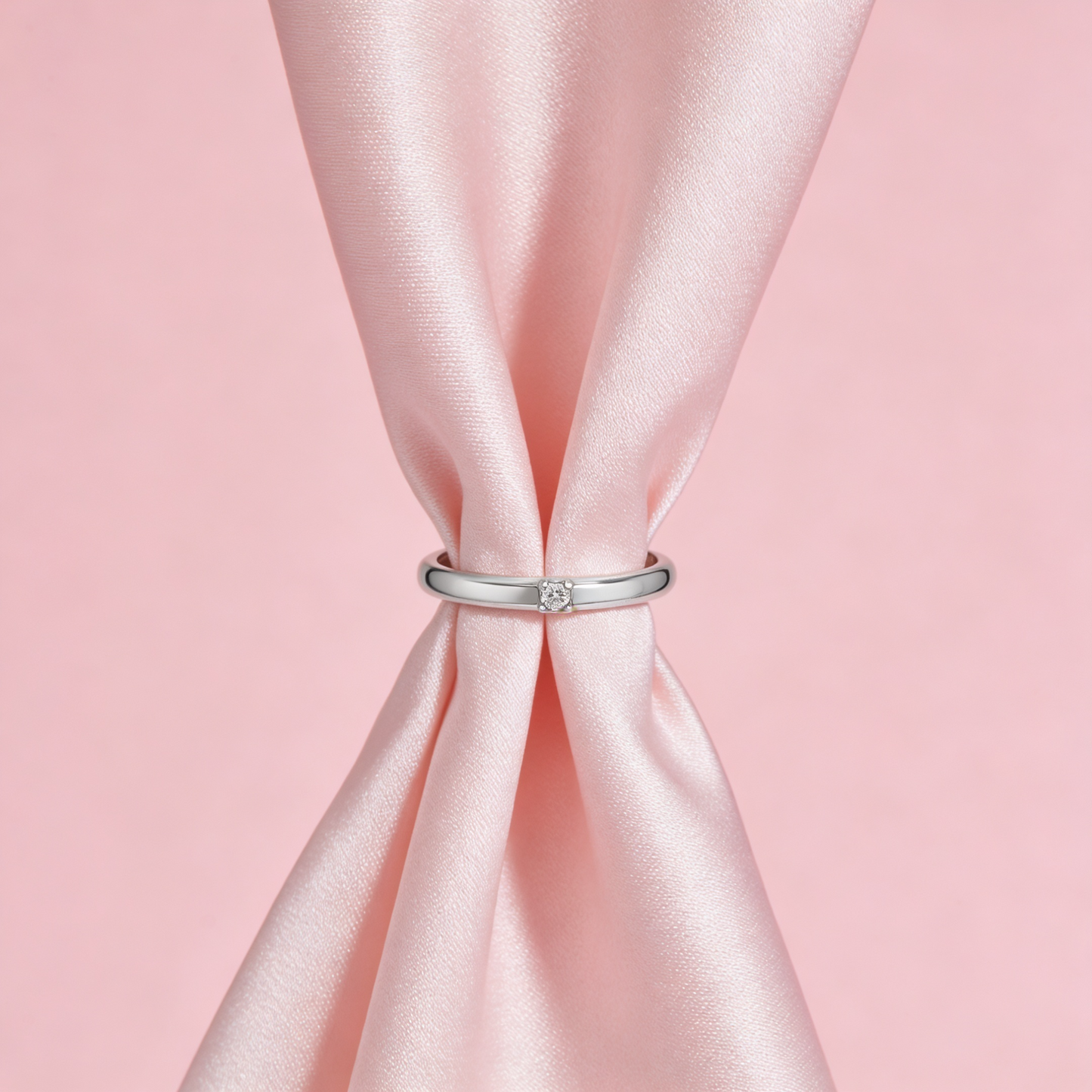 Minimal Solitaire Grace Ring