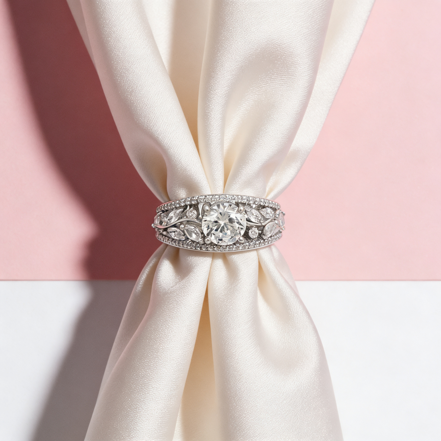 Majestic Bloom Diamond Ring