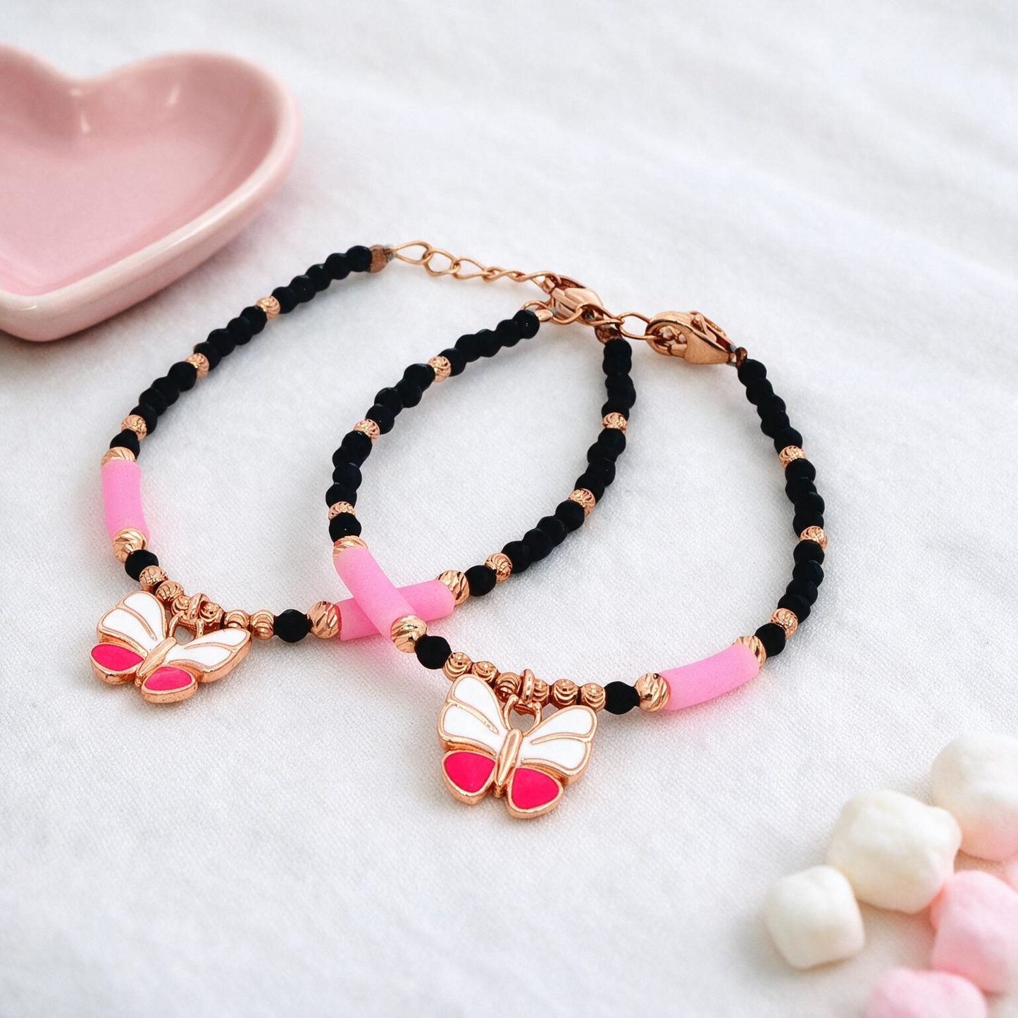 925 Sterling Silver Kids Nazariya Bracelet Pair