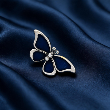Elegant Blue Butterfly Charm