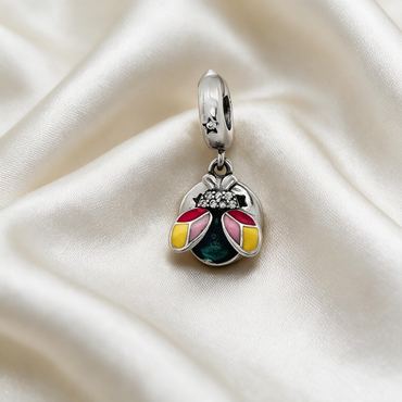 Multicolor Enamel Bee Charm