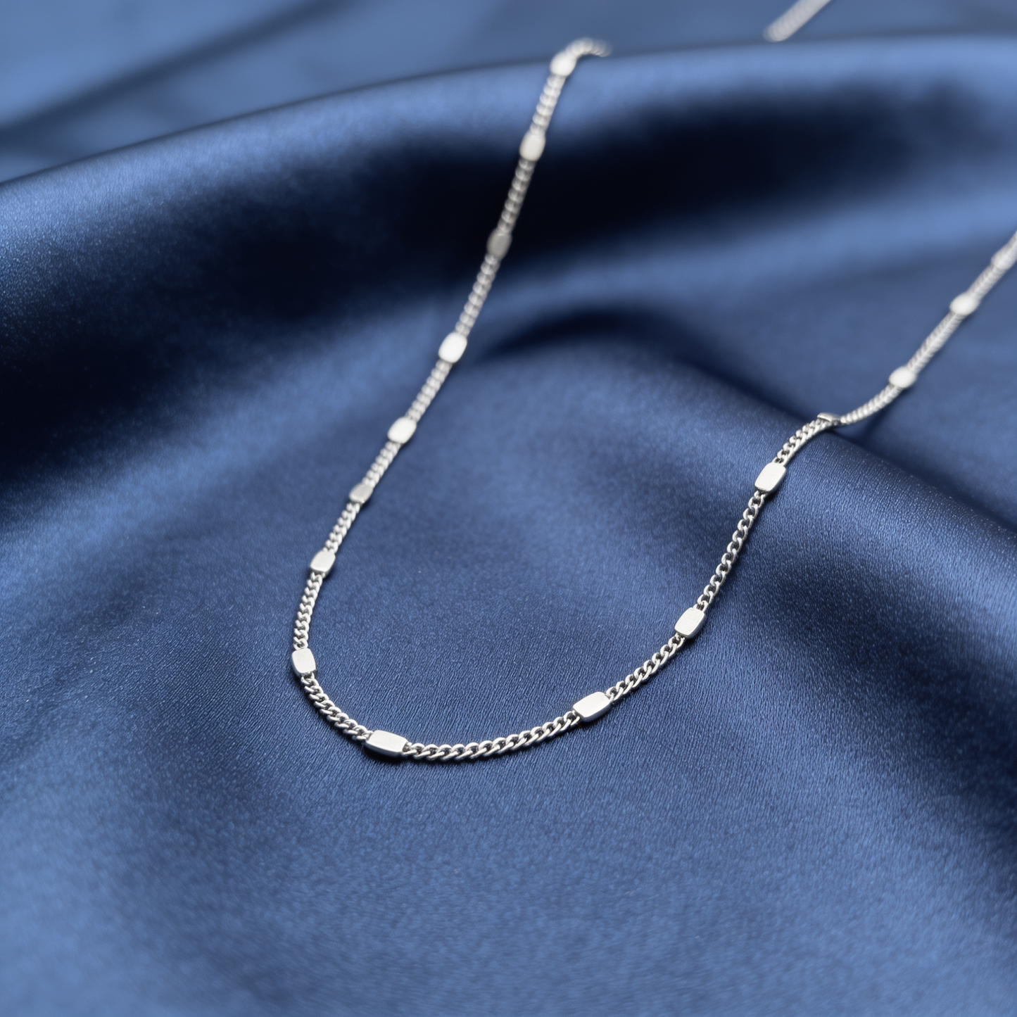 Silver Station Bead Chain