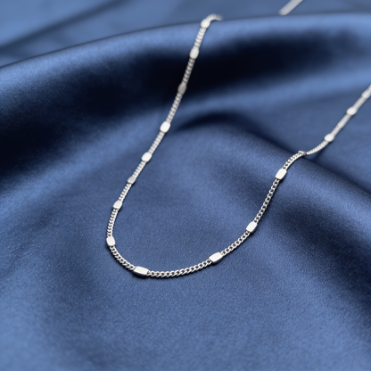 Silver Station Bead Chain