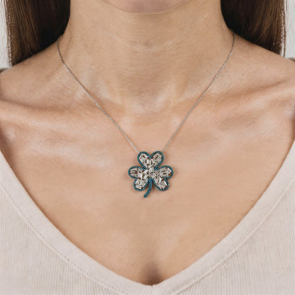 Lucky Radiance Clover Pendant