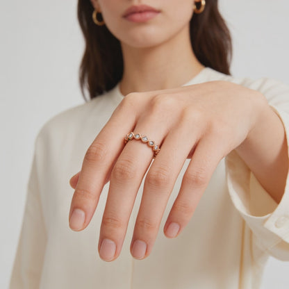 Celeste Prism Eternity Band