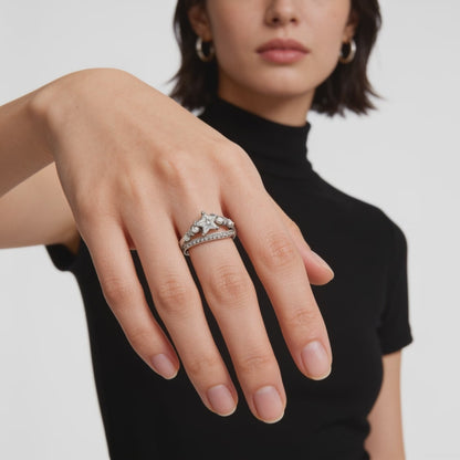 Celestial Star Twist Ring
