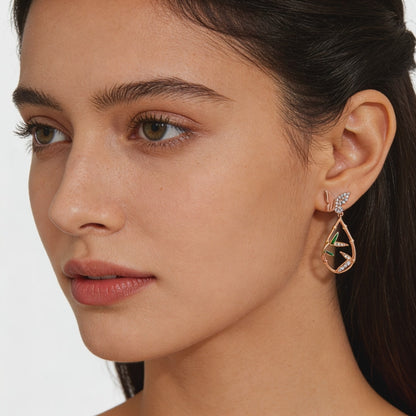Butterfly Garden Drop Earrings
