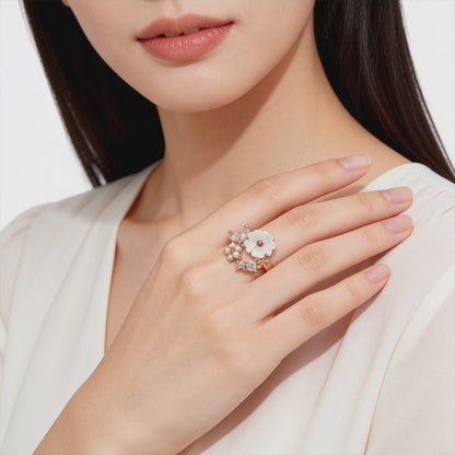Blossom Charm Floral Ring