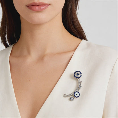 Nazar Aura Diamond Brooch
