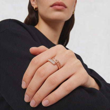 Infinity Glow Open Ring