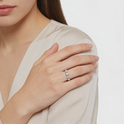 Celeste Geometric Diamond Ring