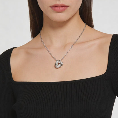 Eternal Knot Diamond Necklace