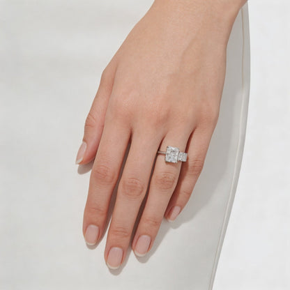 Radiant Elegance Diamond Ring