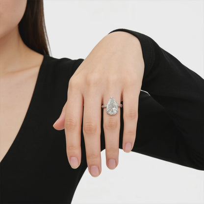 Celeste Teardrop Diamond Ring