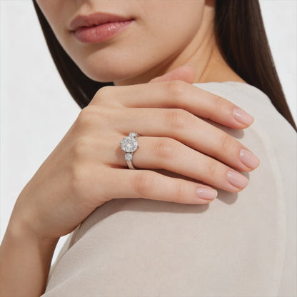 Timeless Trio Diamond Ring