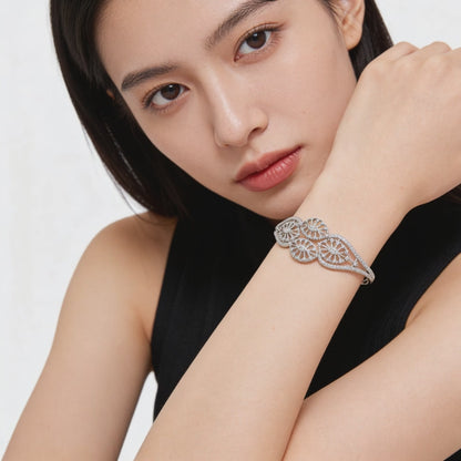 Ethereal Leaf Diamond Bracelet