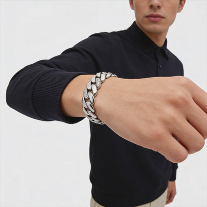 Diamond Cuban Link Men’s Bracelet