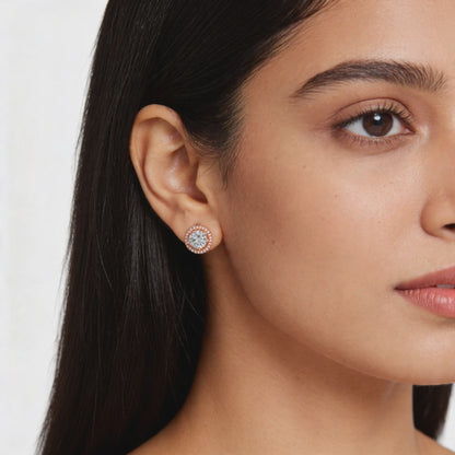 Halo Radiance Diamond Studs