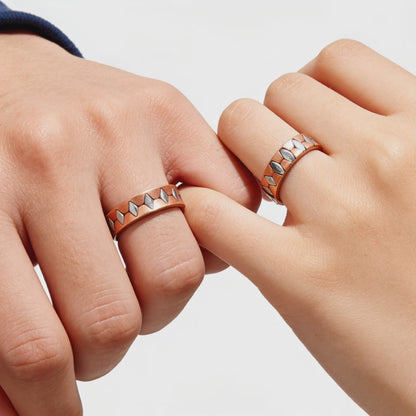 Dual-Tone Geometric Couple Rings