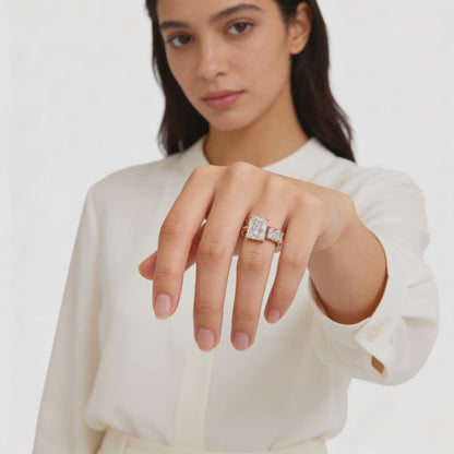 Radiant Elegance Diamond Ring