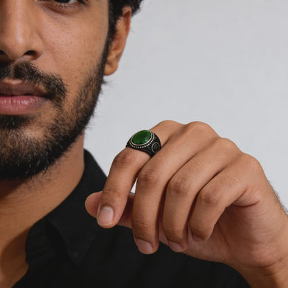Emerald Dynasty Statement Ring
