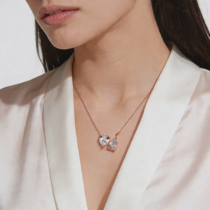 Twin Heart Radiance Pendant”